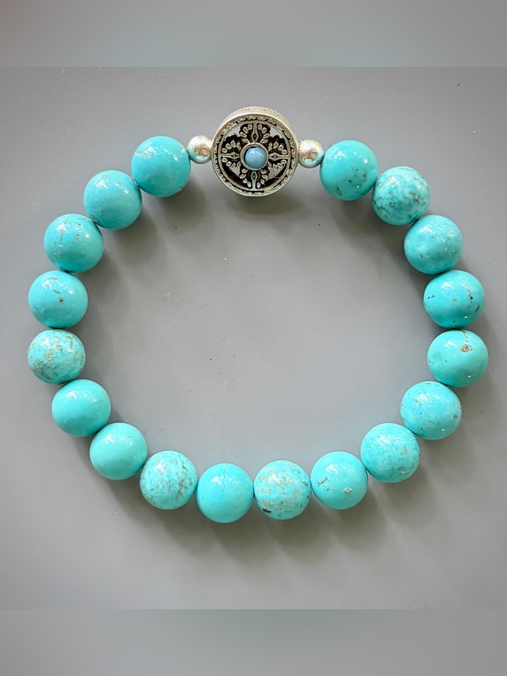Turquoise Handcrafted Bead Bracelet